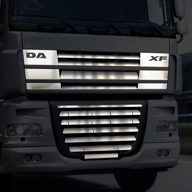 GRILL COMPLETE CHROME XF/CF