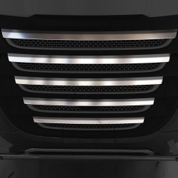 MIDDLE OF GRILL LATHS CHROME (PRESSED) XF/CF