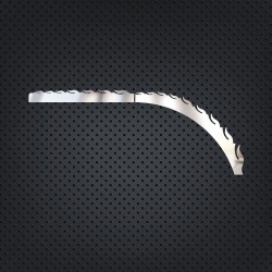 BOTTOM OF DOOR FLAMMY LATH CHROME CARGO