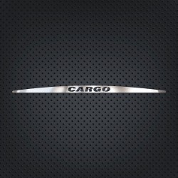 UPPER GRILL CARGO LETTER CHROME CARGO