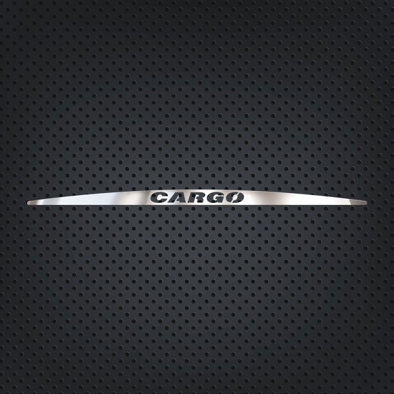 UPPER GRILL CARGO LETTER CHROME CARGO