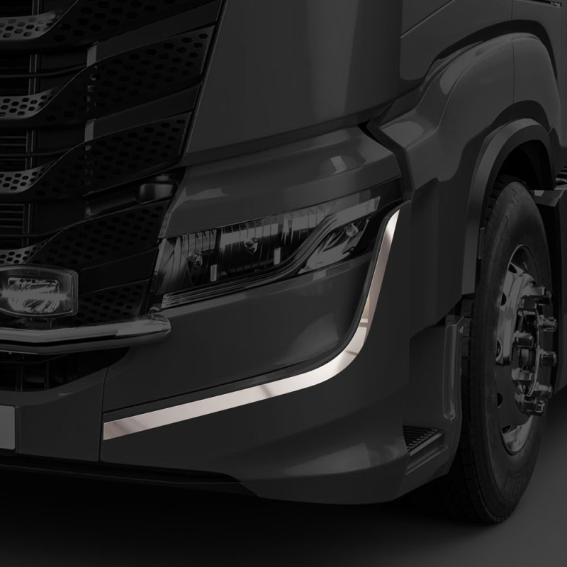 HEADLIGHT FRAME CHROME S-WAY