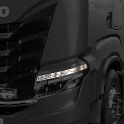 UPPER HEADLIGHT LATH CHROME S-WAY