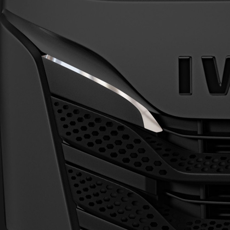 GRILL SIDE SWORD CHROME (PRESSED) S-WAY