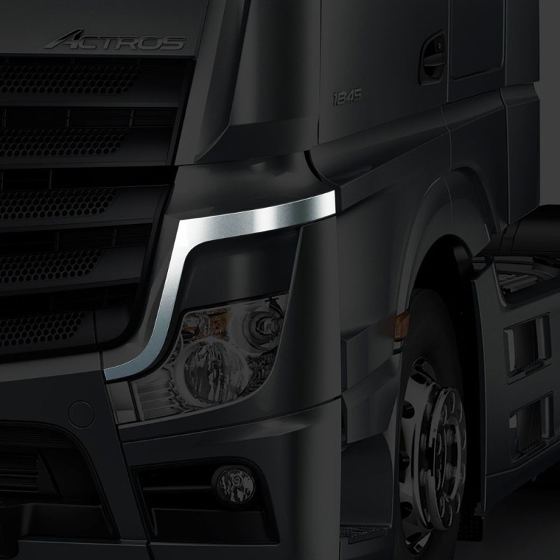 FRAME OF HEADLIGHT CHROME ACTROS MP4/MP5