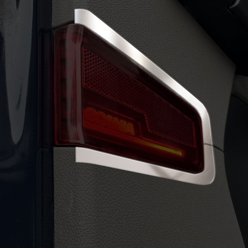 DOOR REFLECTOR FRAME CHROME (PRESSED) NG SC S/R