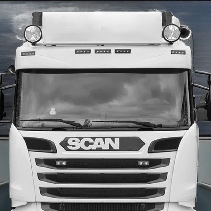 FULL SUNVISOR WITH 5 LED SOCKET