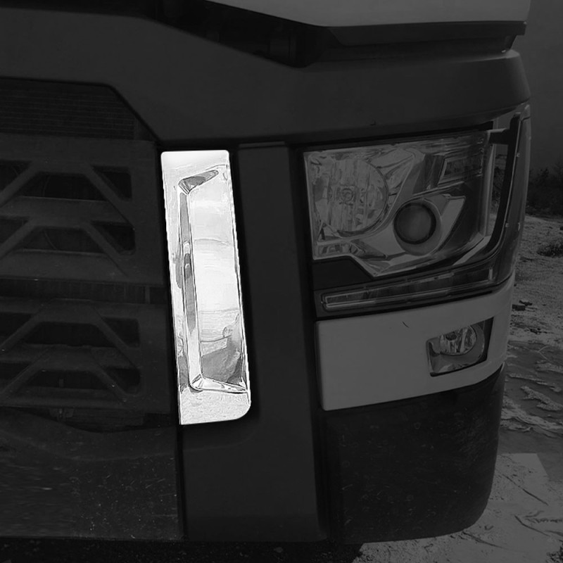 SIDE OF GRILL CHROME (PRESSED) T MODELS