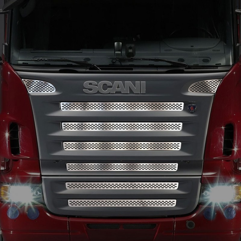 PERFORATED GRILL CHROME