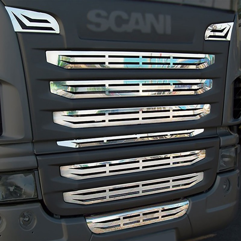 STRIPY GRILL CHROME