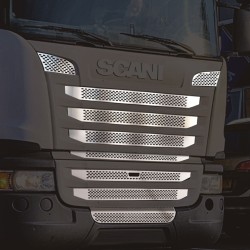 PERFORATED GRILL CHROME