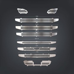 GRILL CHROME FOR LARGE CABIN WITH SENSOR