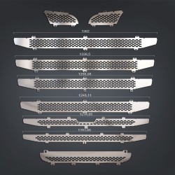 GRILL CHROME FOR NARROW CABIN WITHOUT SENSOR