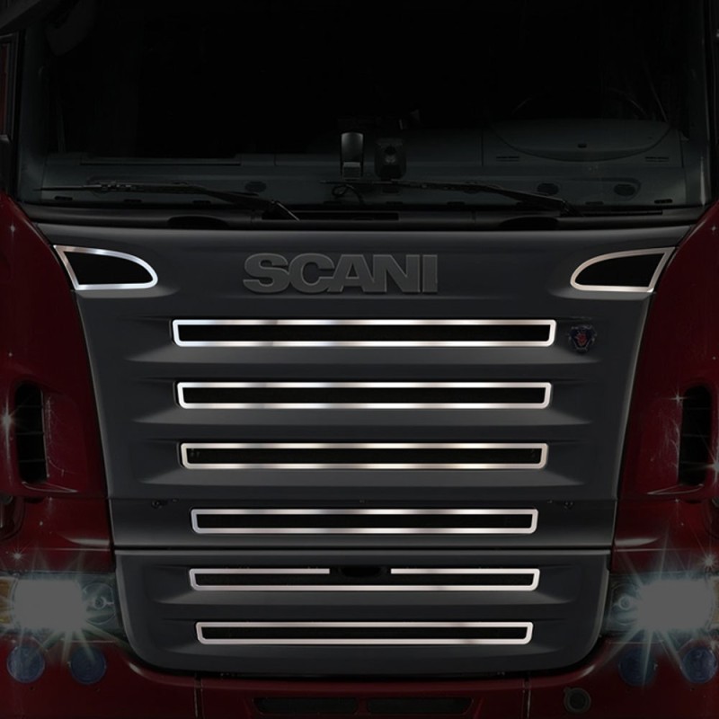 INSIDE OF GRILL FRAME CHROME