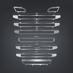 FRAME OF GRILL CHROME FOR LARGE CABIN WITHOUT SENSOR