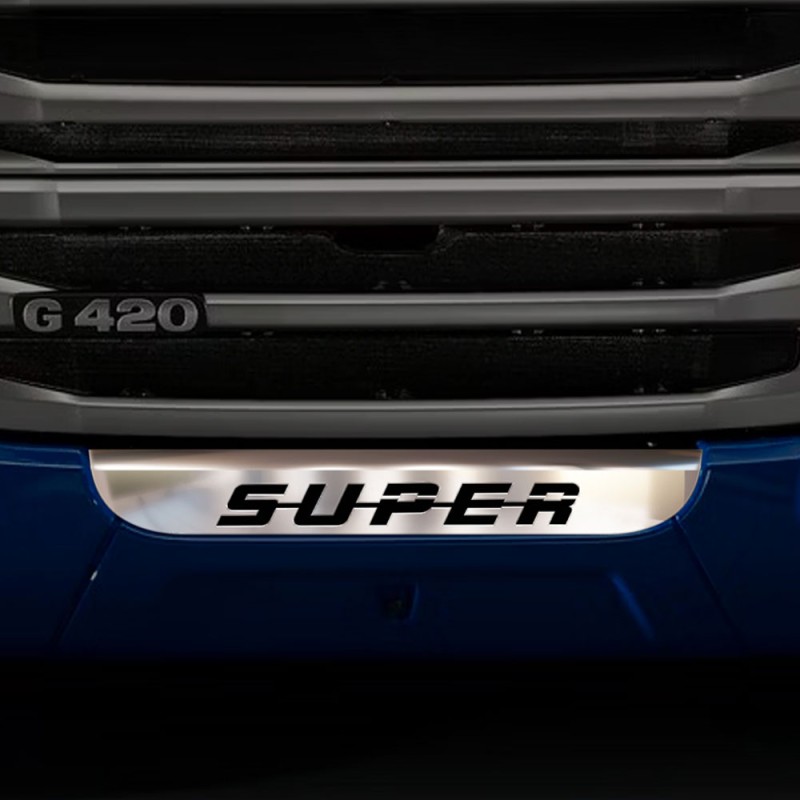 BOTTOM OF GRILL SUPER CHROME FOR NARROW CABIN