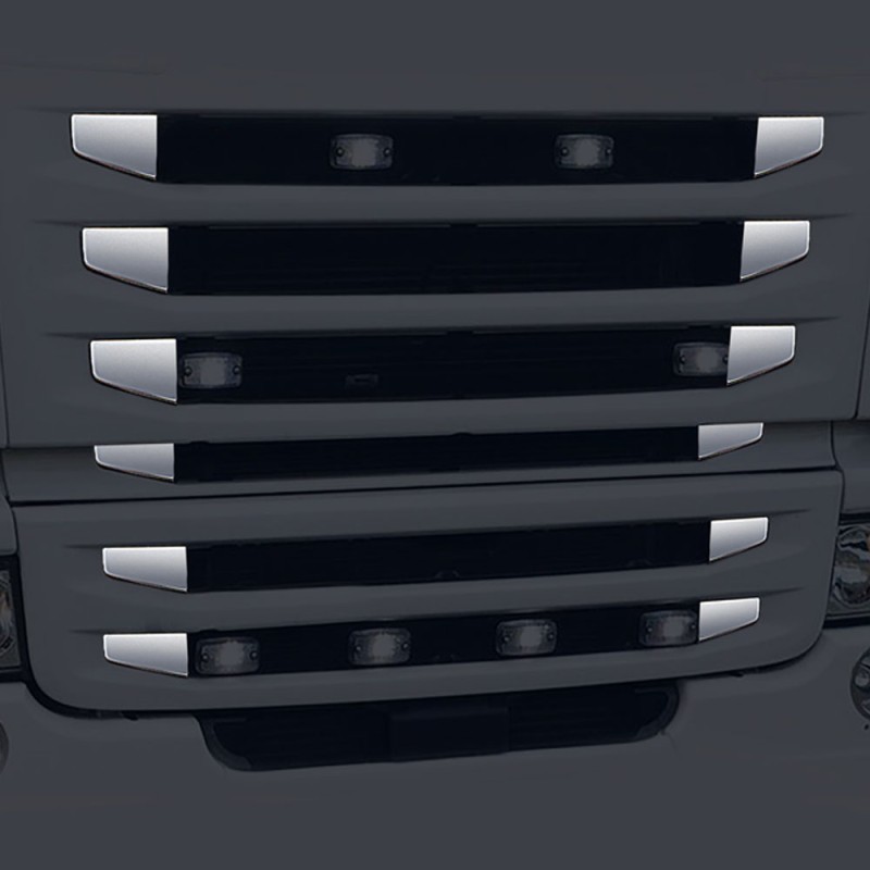 EDGE OF GRILL CHROME 12 PCS (PRESSED)