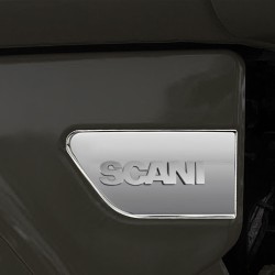MUDGUARD CHROME SC LETTERS (PRESSED)