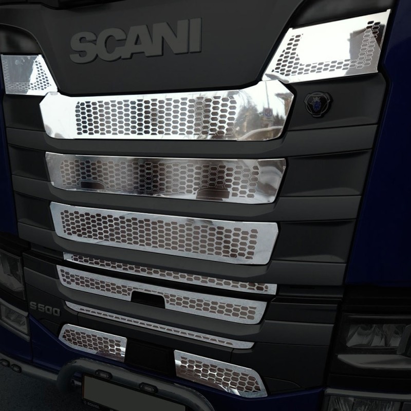 GRILL CHROME WITH FOG S/R 2016+