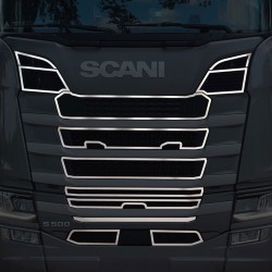 FRAME OF GRILL CHROME WITHOUT FOG S/R 2016+