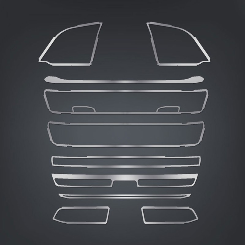 FRAME OF GRILL CHROME WITHOUT FOG MODELS S/R 2016+