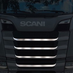 MIDDLE OF GRILL LATH CHROME (PRESSED) S/R 2016+