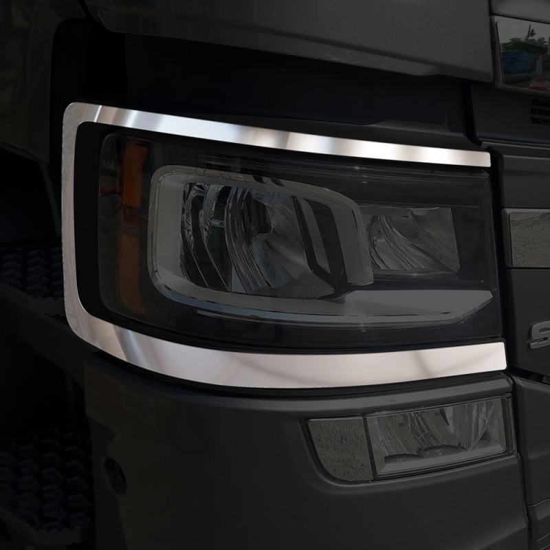 HEADLIGHT FRAME CHROME S/R 2016+