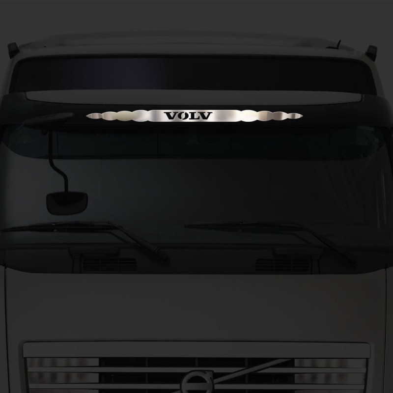 TOP OF GRILL VOLVO CLOUD LETTER CHROME
