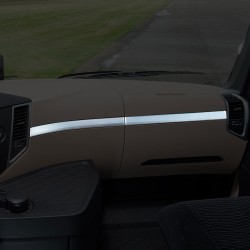 FRONT OF PASSANGER CONSOLE CHROME (PRESSED) ACTROS