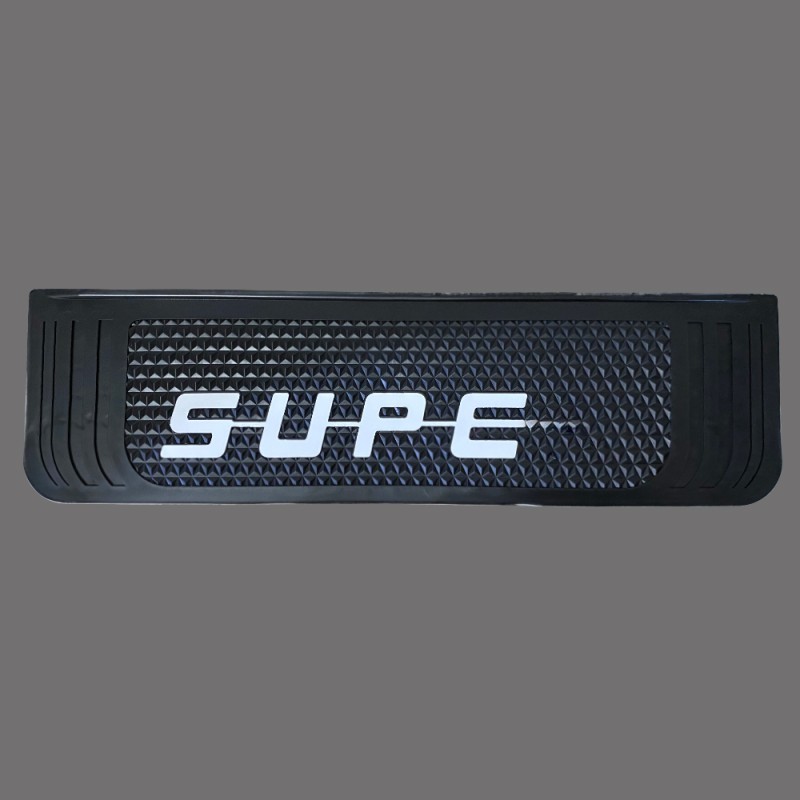 SUPER WRITTEN BLACK MUD FLAP
