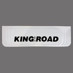 King of the Road WRITTEN WHITE MUD FLAP