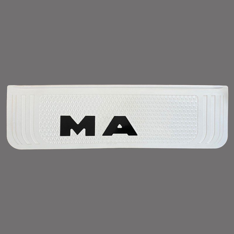 MAN WHITE MUD FLAP