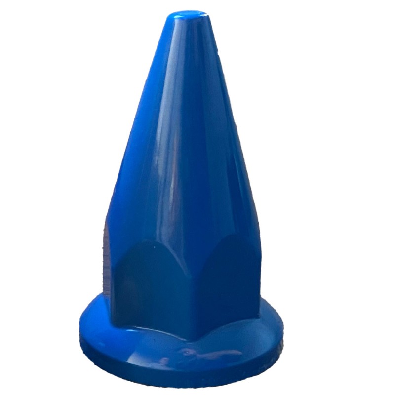 ROUND NUT COVER 32 MM BLUE
