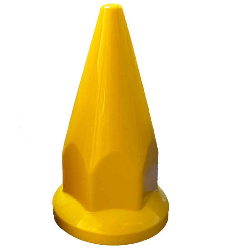 ROUND NUT COVER 32 MM YELLOW