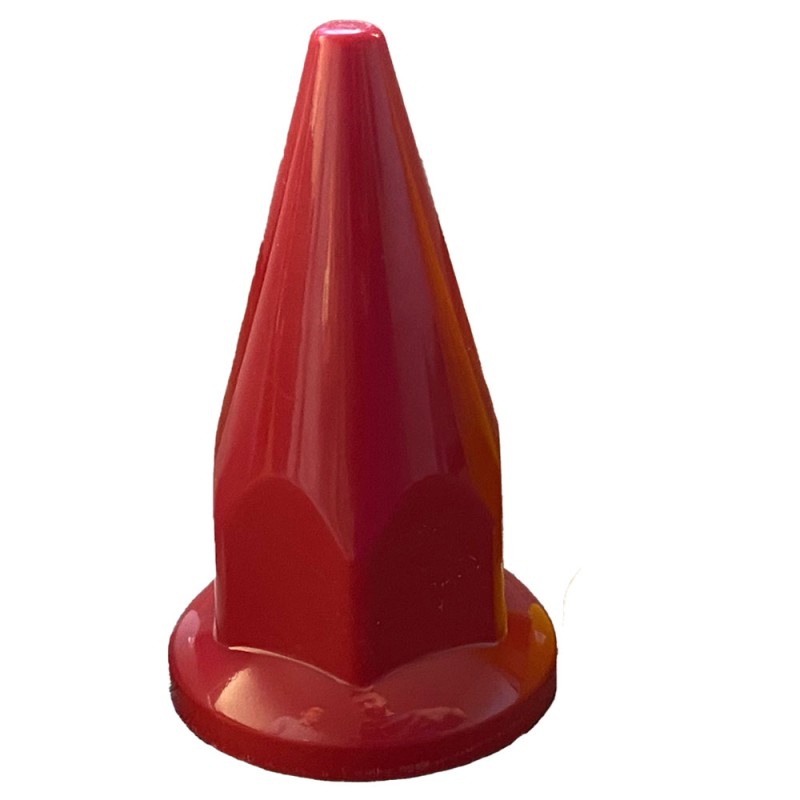 ROUND NUT COVER 32 MM RED