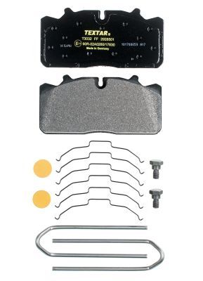 Piduriklotsi komplekt,ketaspidur